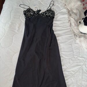 ZARA Elegant Black Evening Gown
